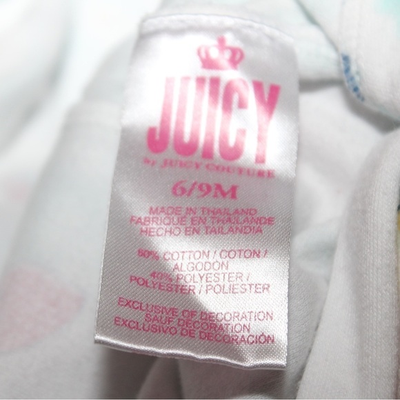 Juicy Couture Baby Onesies 6-9 months Set of 2 - Picture 4 of 4